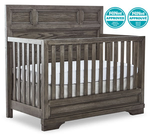 Foundry Convertible Crib - Brushed Pewter
