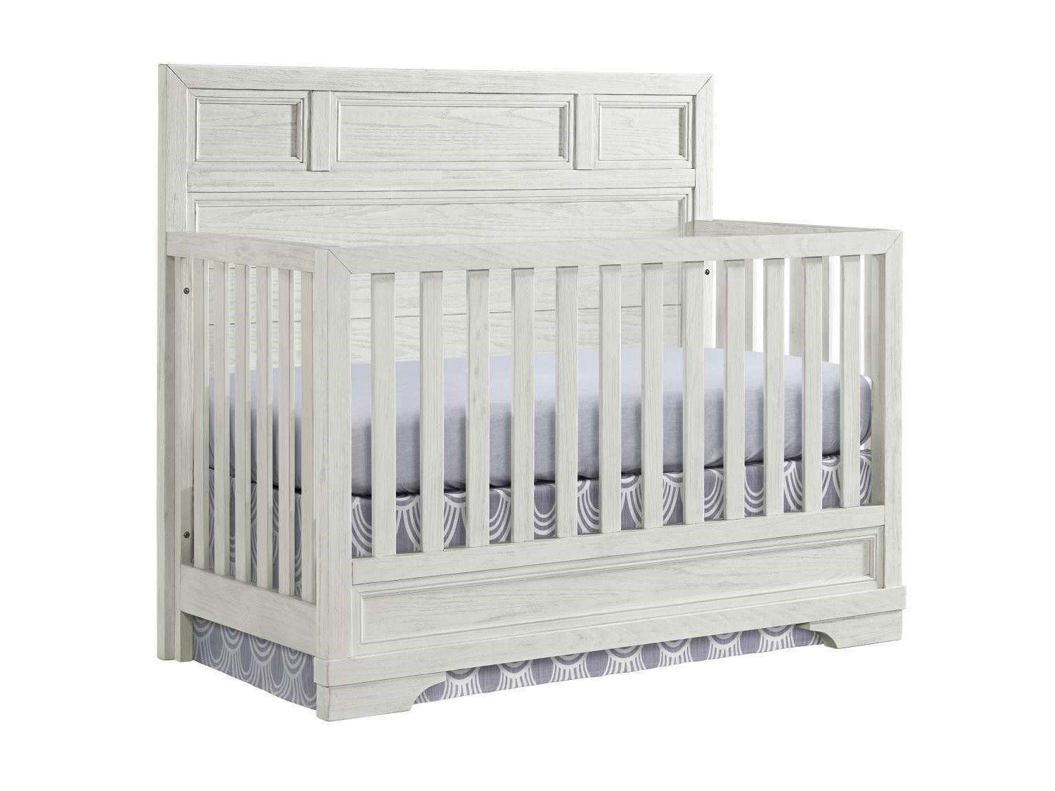 Foundry Convertible Crib and Dresser Package - White
