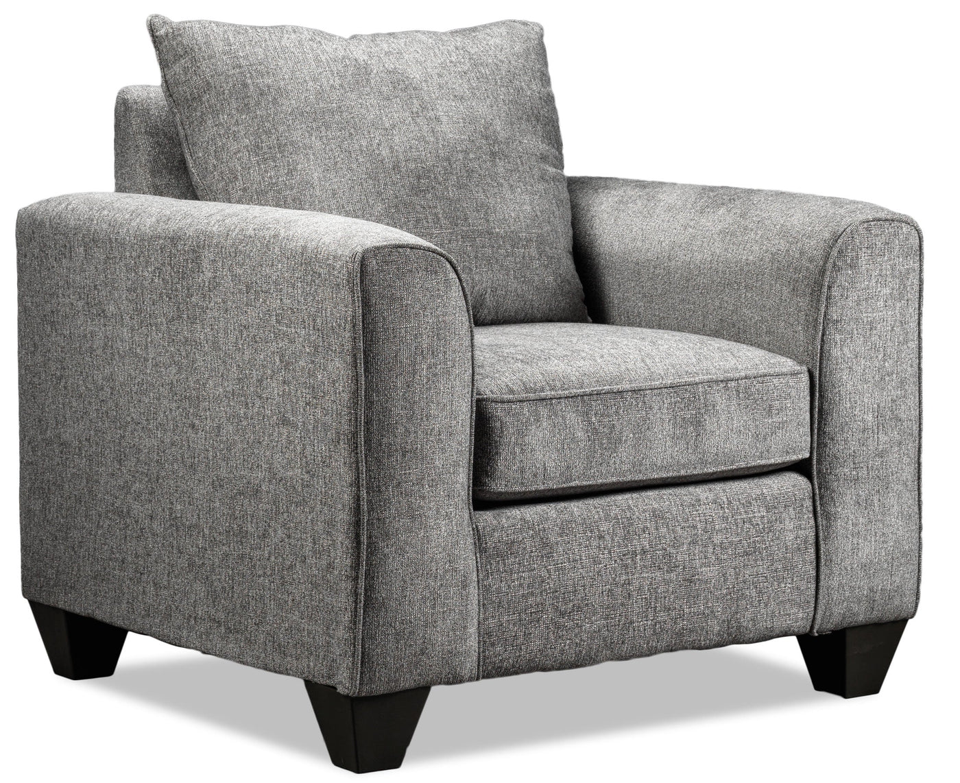 Elio Sofa, Loveseat and Chair Set - Platinum