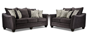 Ramsey Sofa and Loveseat Set - Seal