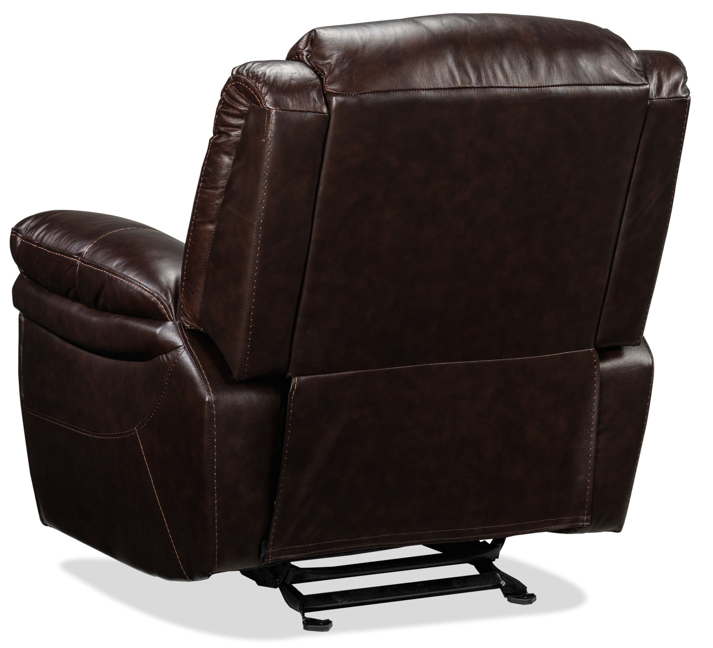 Cooper Leather Recliner - Brown