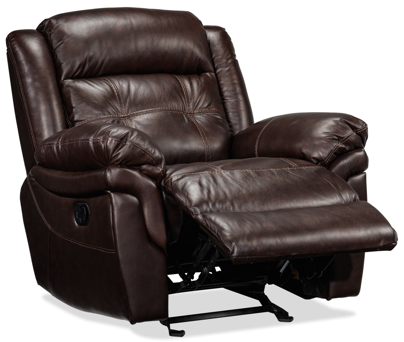 Cooper Leather Recliner - Brown