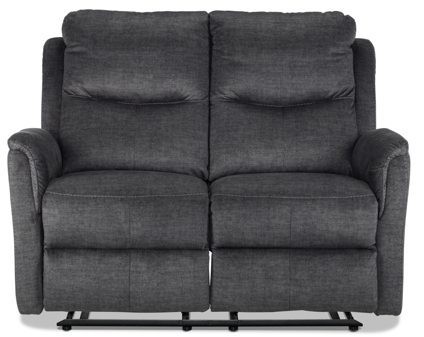 Grayson Reclining Loveseat - Charcoal