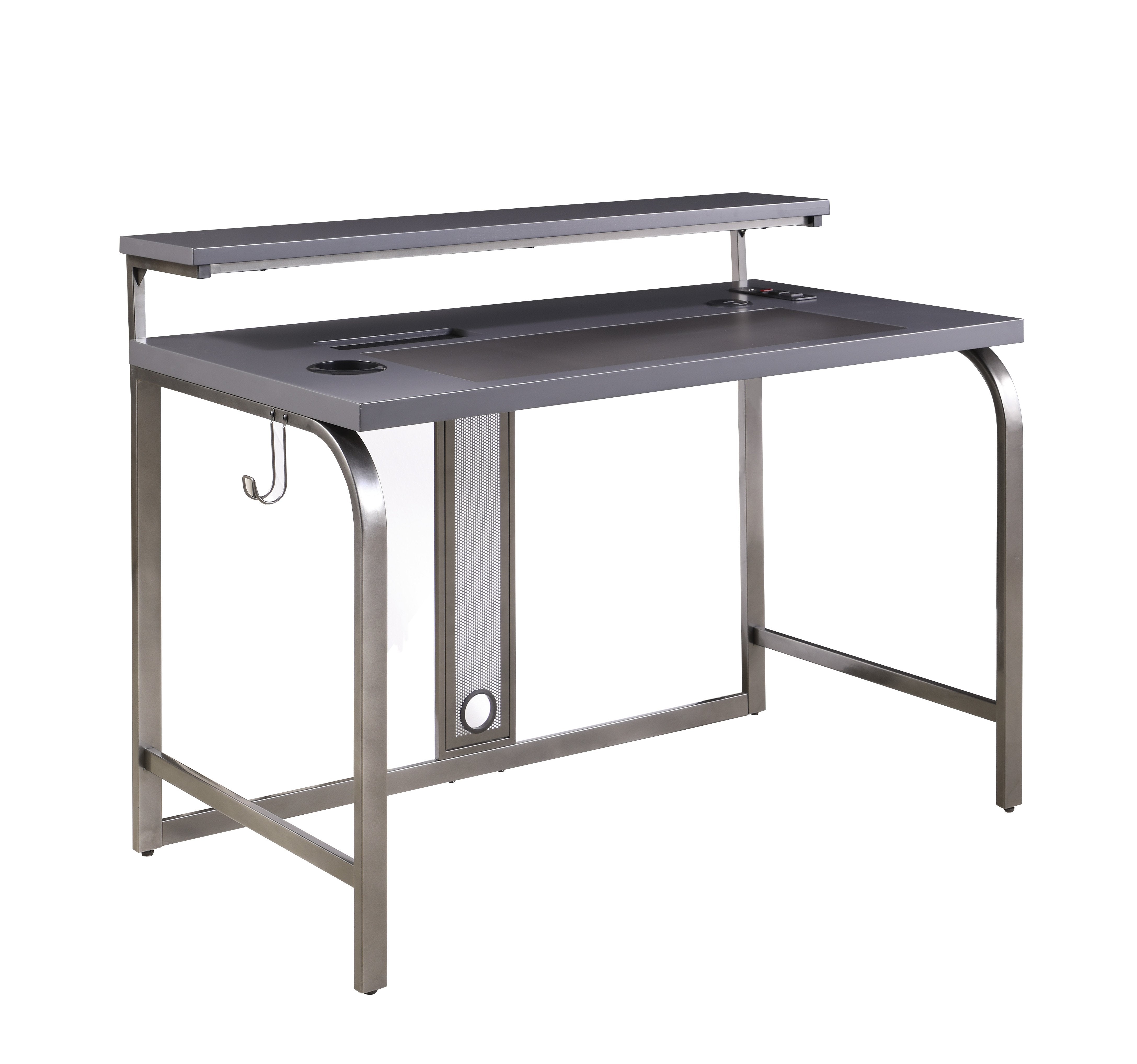 Zander Gaming Computer Desk - Grey