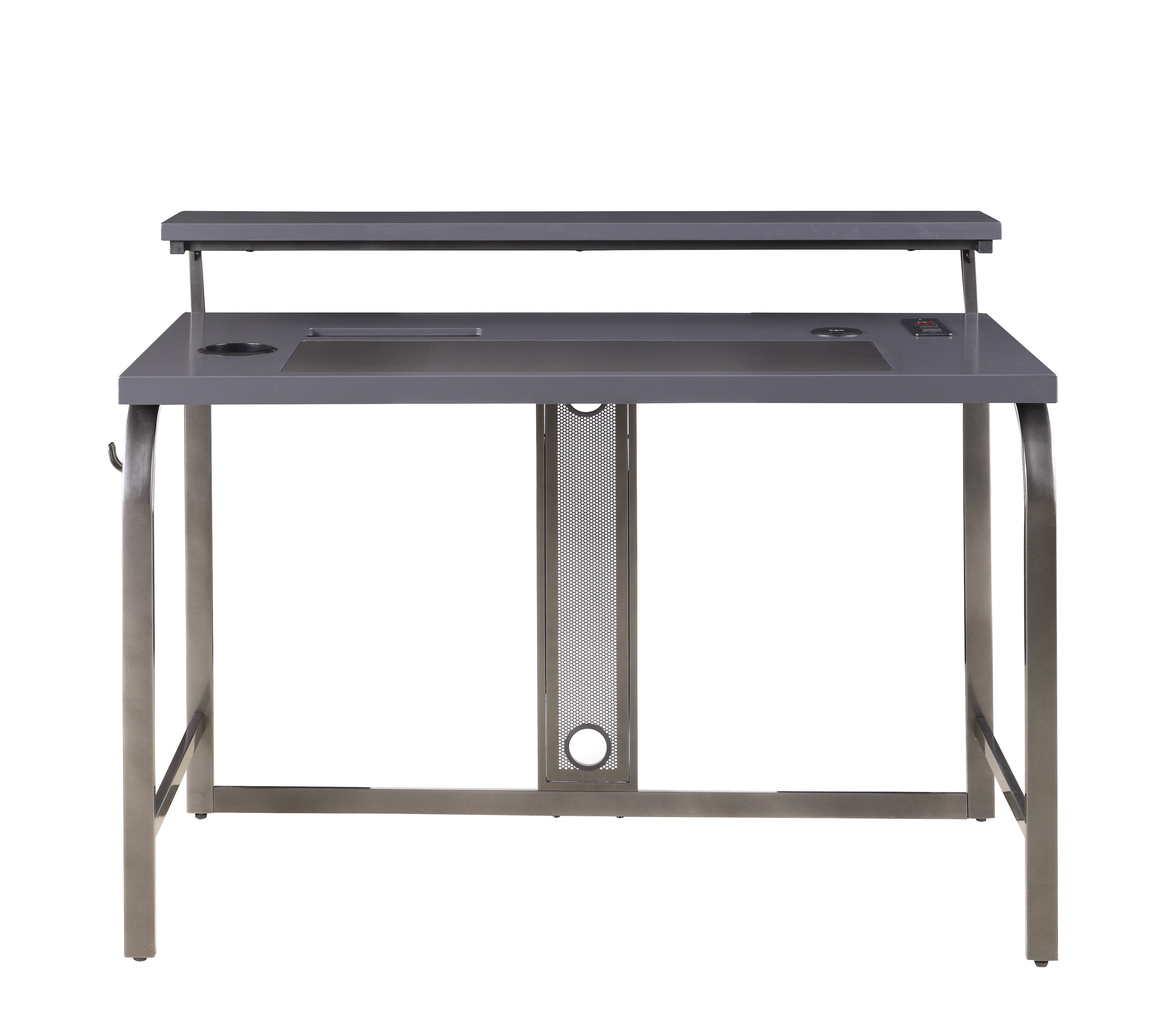 Zander Gaming Computer Desk - Grey