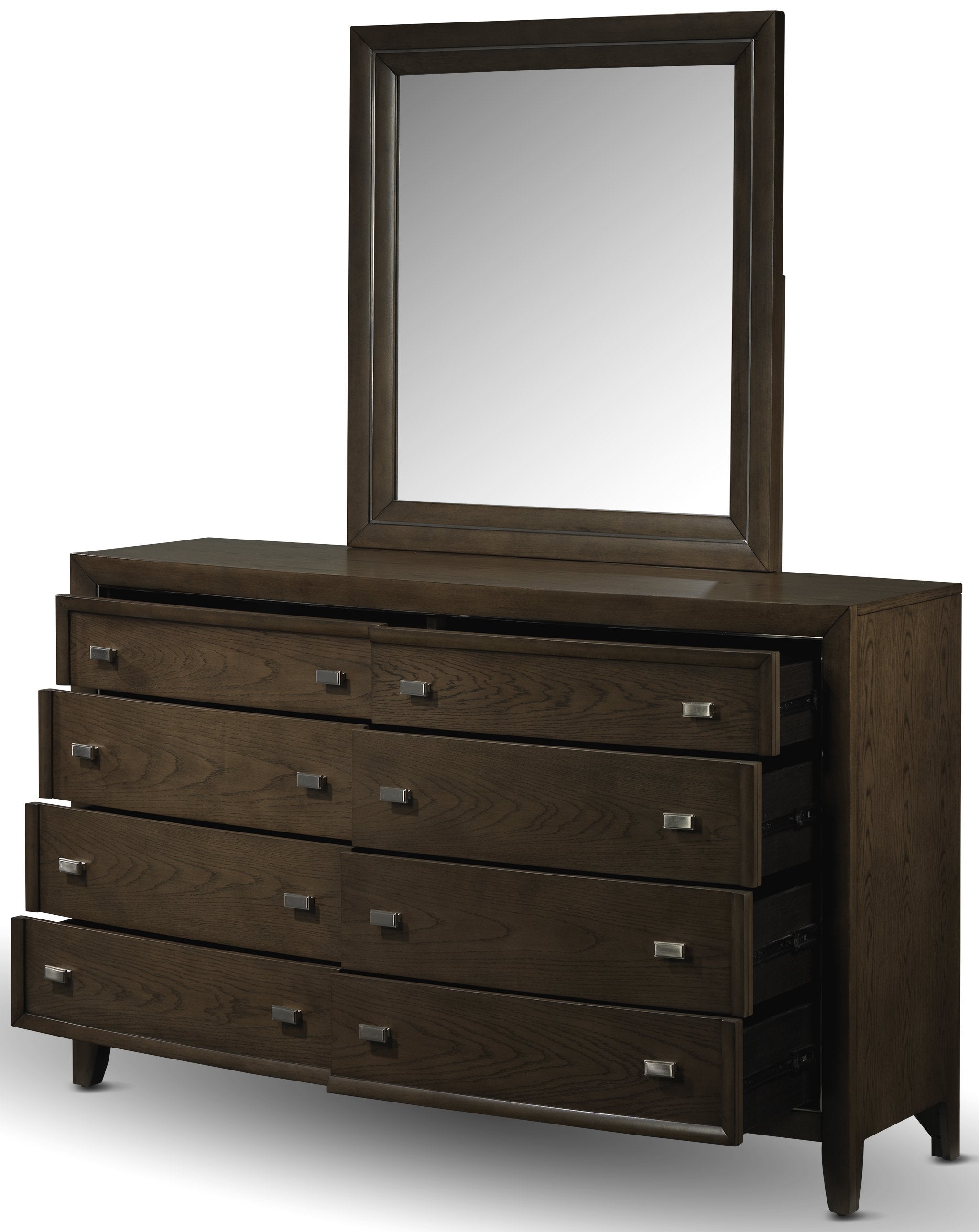 Aberdeen 8-Drawer Dresser - Barista Oak
