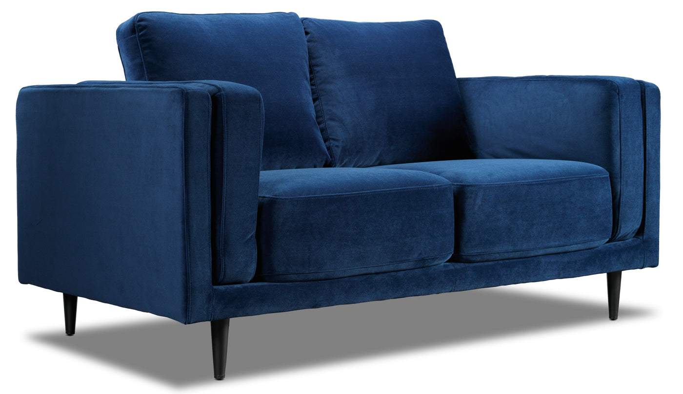 Lara Loveseat - Ocean Blue