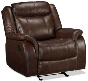 Scorpio Glider Recliner - Whiskey Brown