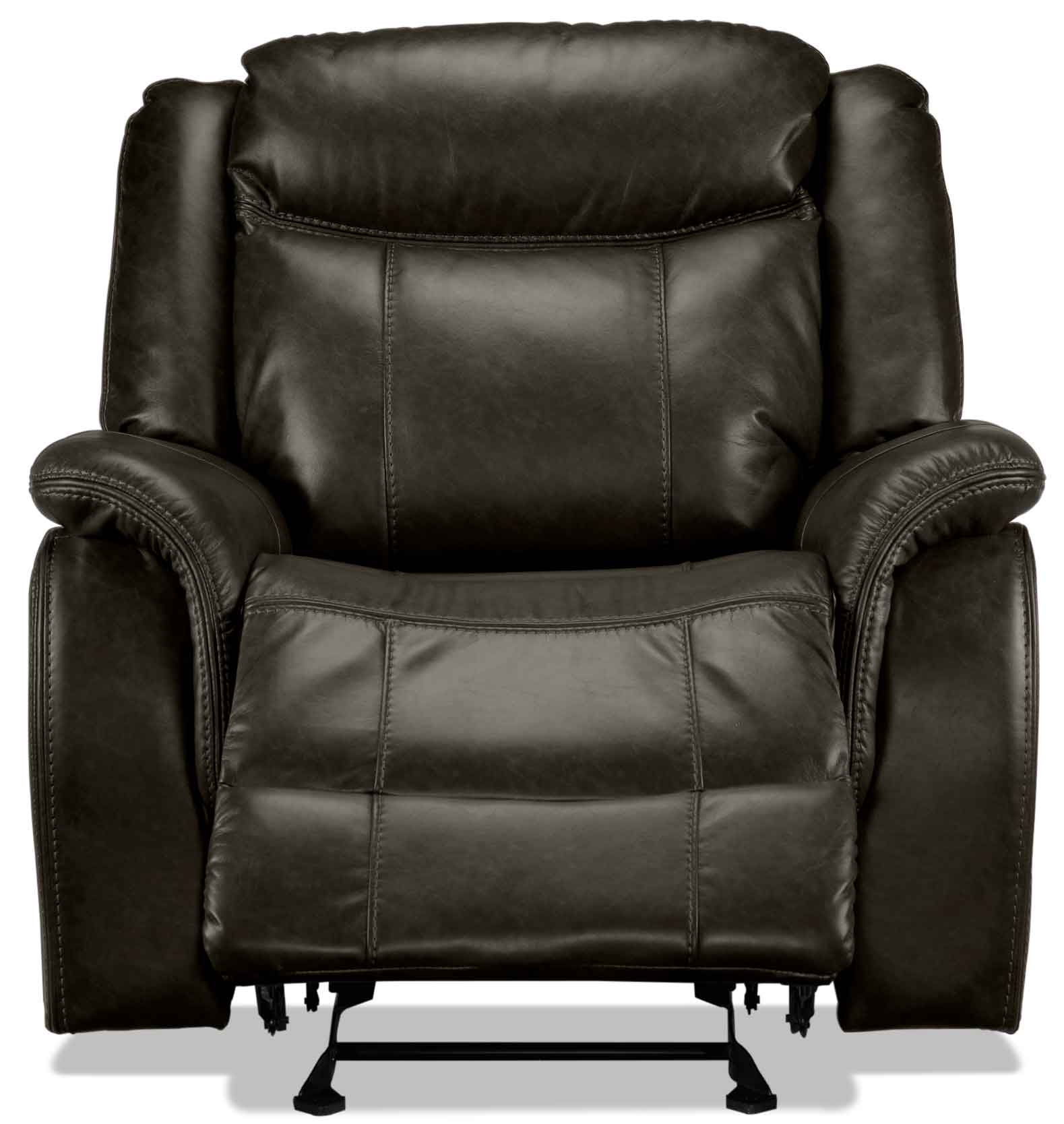 Scorpio Reclining Sofa, Reclining Loveseat and Glider Recliner - Brown