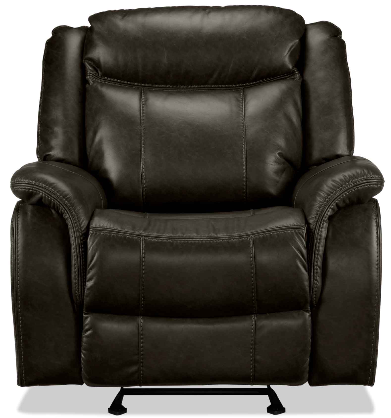 Scorpio Reclining Sofa, Reclining Loveseat and Glider Recliner - Brown