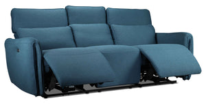 Larsen Power Reclining Sofa - Commodore Blue