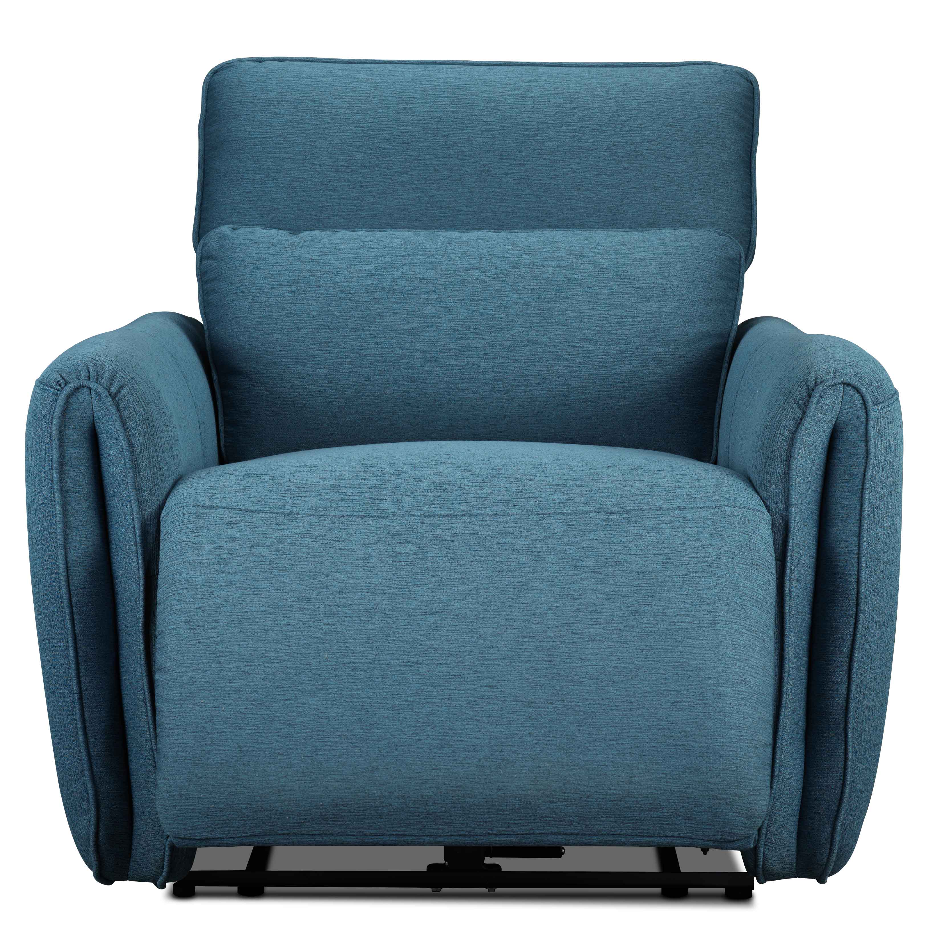 Larsen Power Reclining Sofa, Loveseat and Chair Set - Commodore Blue