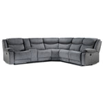 Saxon 3-Piece Power Reclining Sectional - Dynamite Charcoal