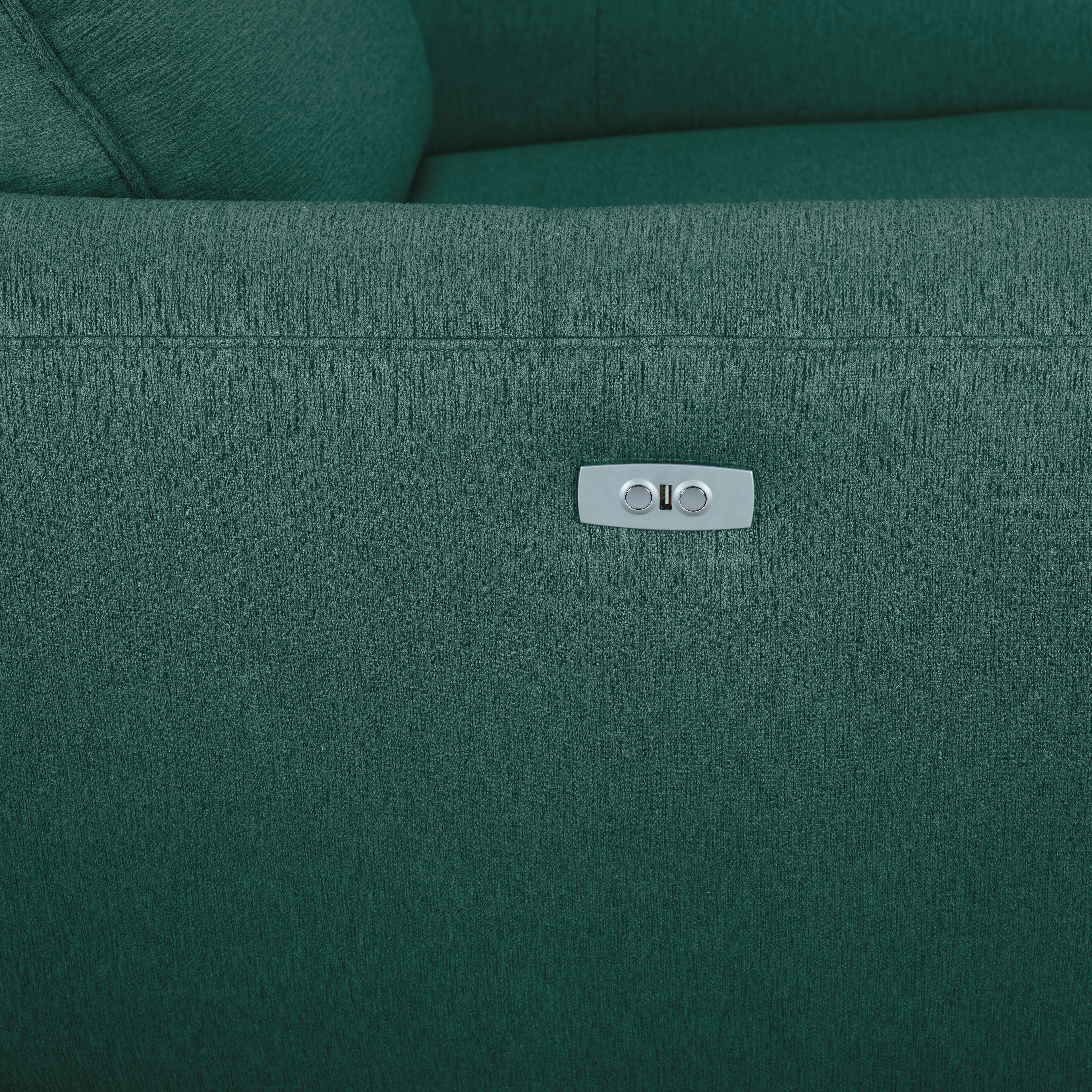 Larsen Power Reclining Sofa and Chair Set - Peacock