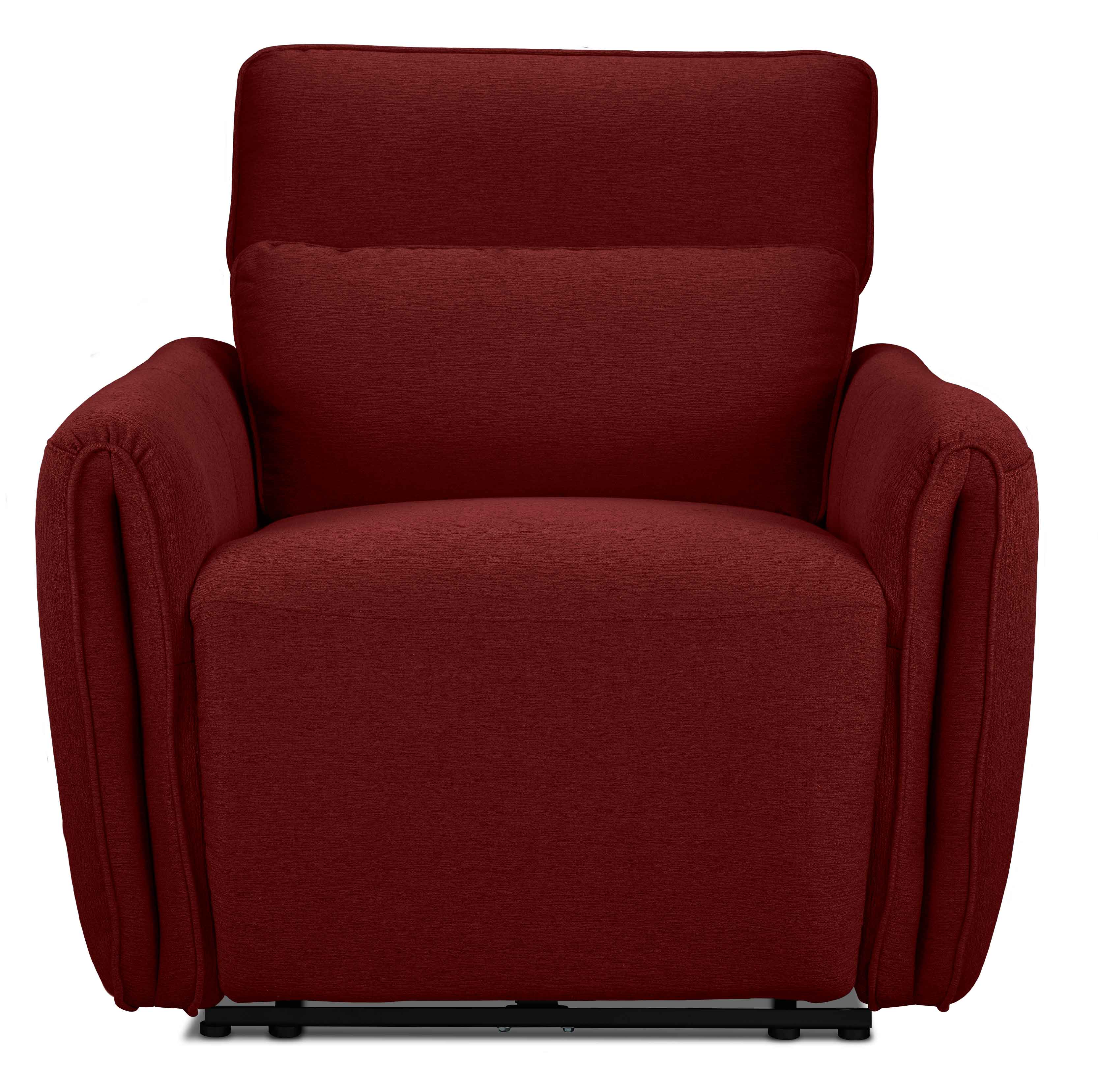 Larsen Power Reclining Sofa, Loveseat and Chair Set - Scarlet