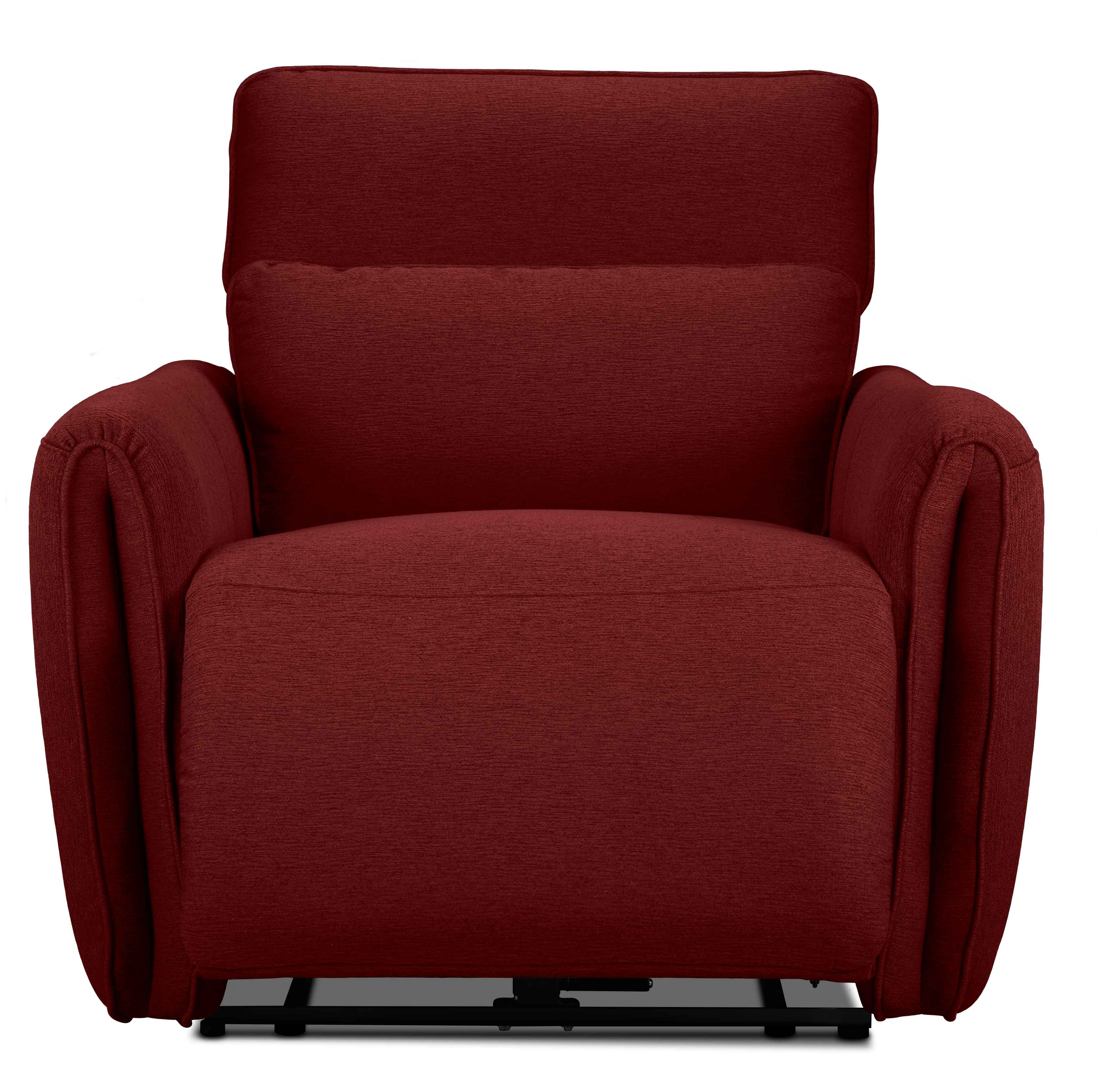Larsen Power Reclining Sofa, Loveseat and Chair Set - Scarlet