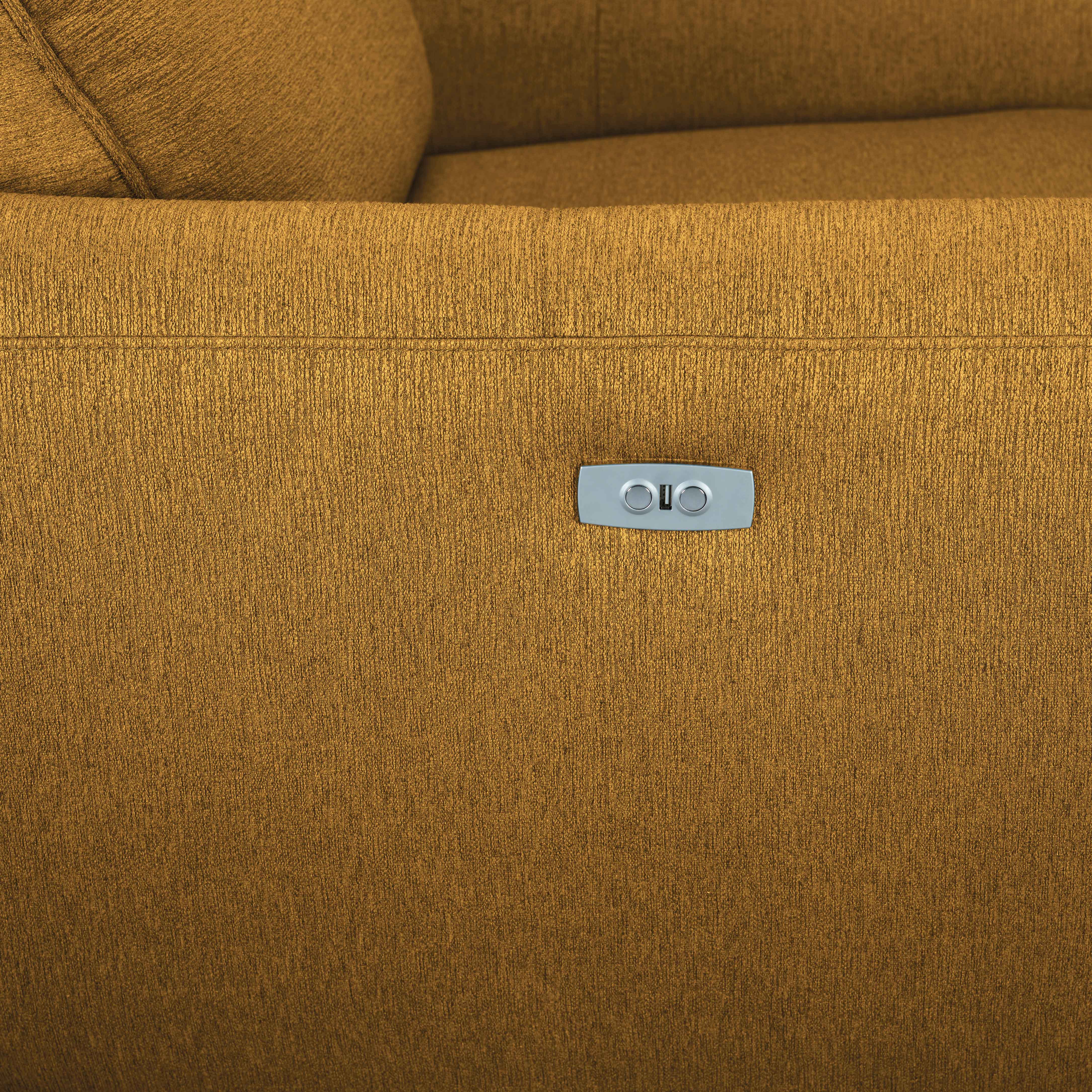 Larsen Power Reclining Loveseat - Curry