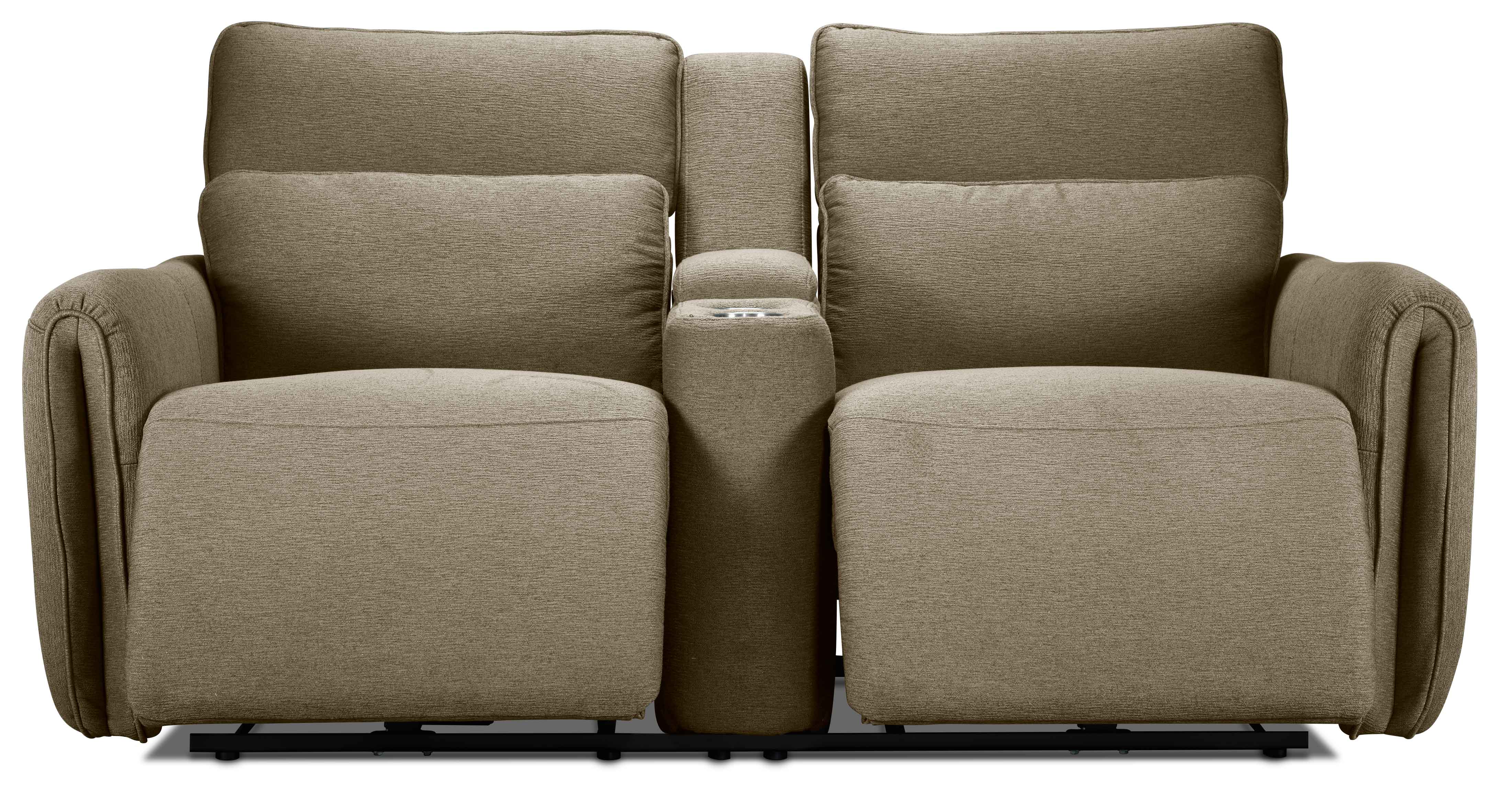 Larsen Power Reclining Sofa, Loveseat and Chair Set - Sand