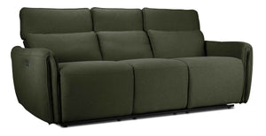 Larsen Power Reclining Sofa - Olive