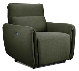 Larsen Power Recliner - Olive