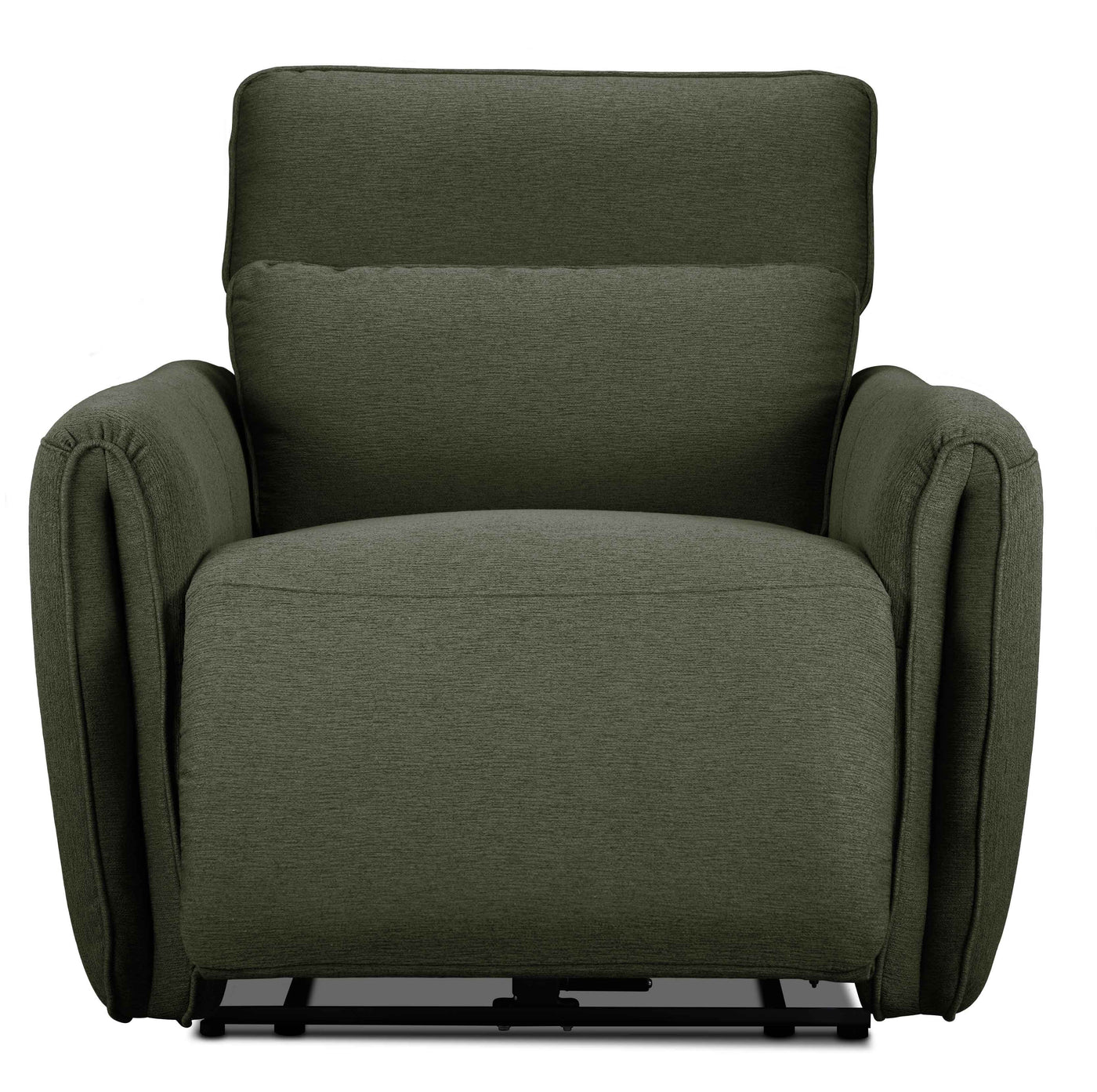 Larsen Power Reclining Sofa, Loveseat and Chair Set - Olive