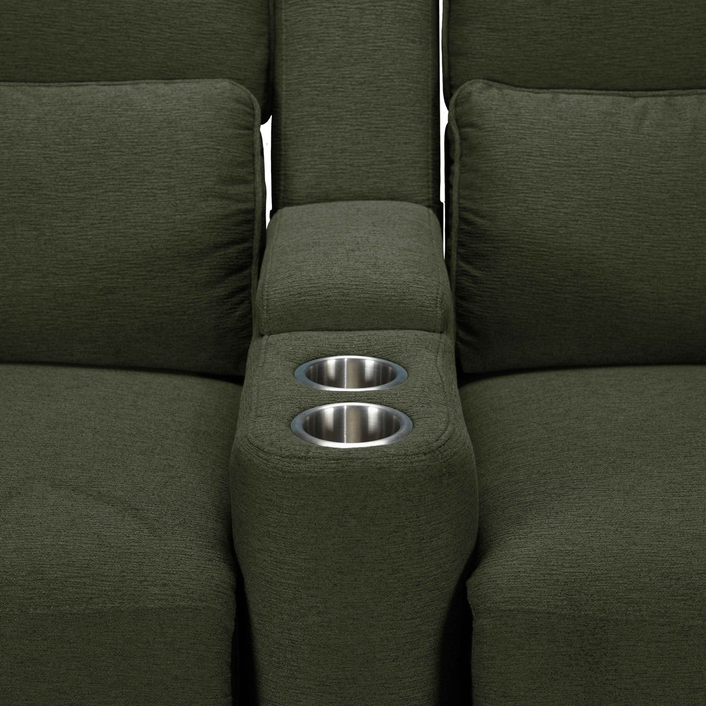 Larsen Power Reclining Sofa, Loveseat and Chair Set - Olive