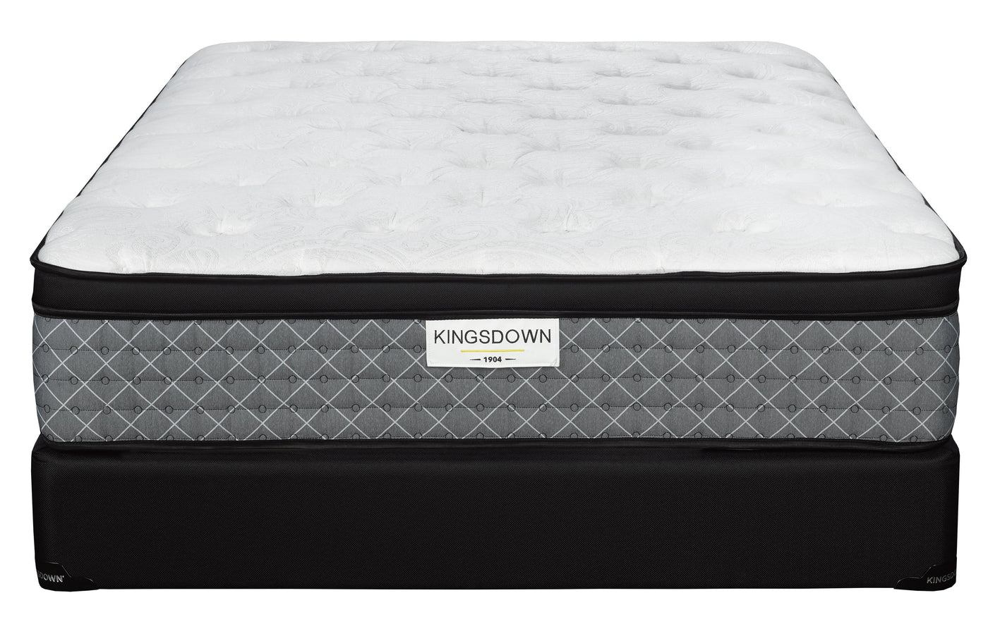 Kingsdown Dionne Plush King Mattress and Split Boxspring Set