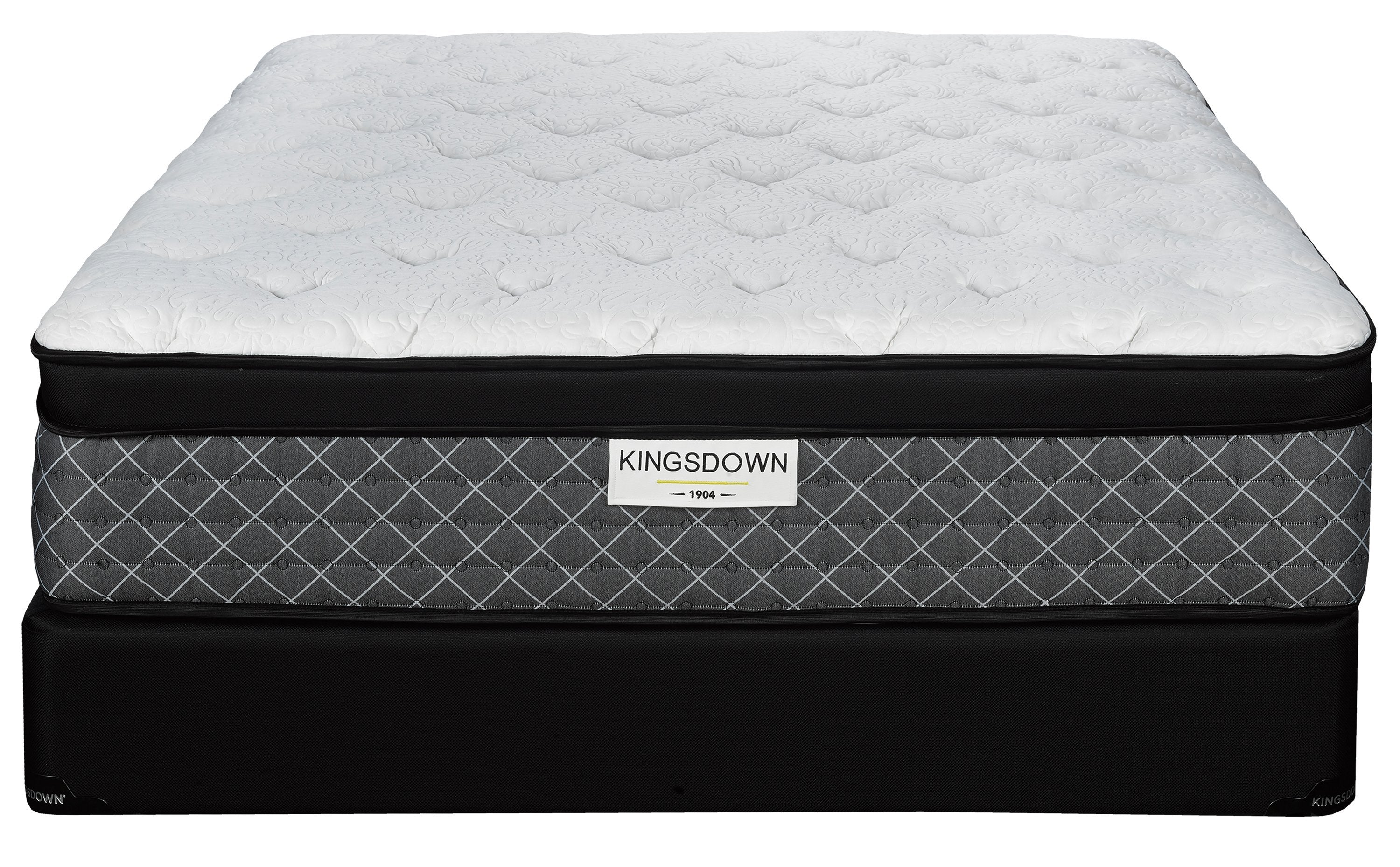 Kingsdown Gallery Plush Queen Mattress and Boxspring Set