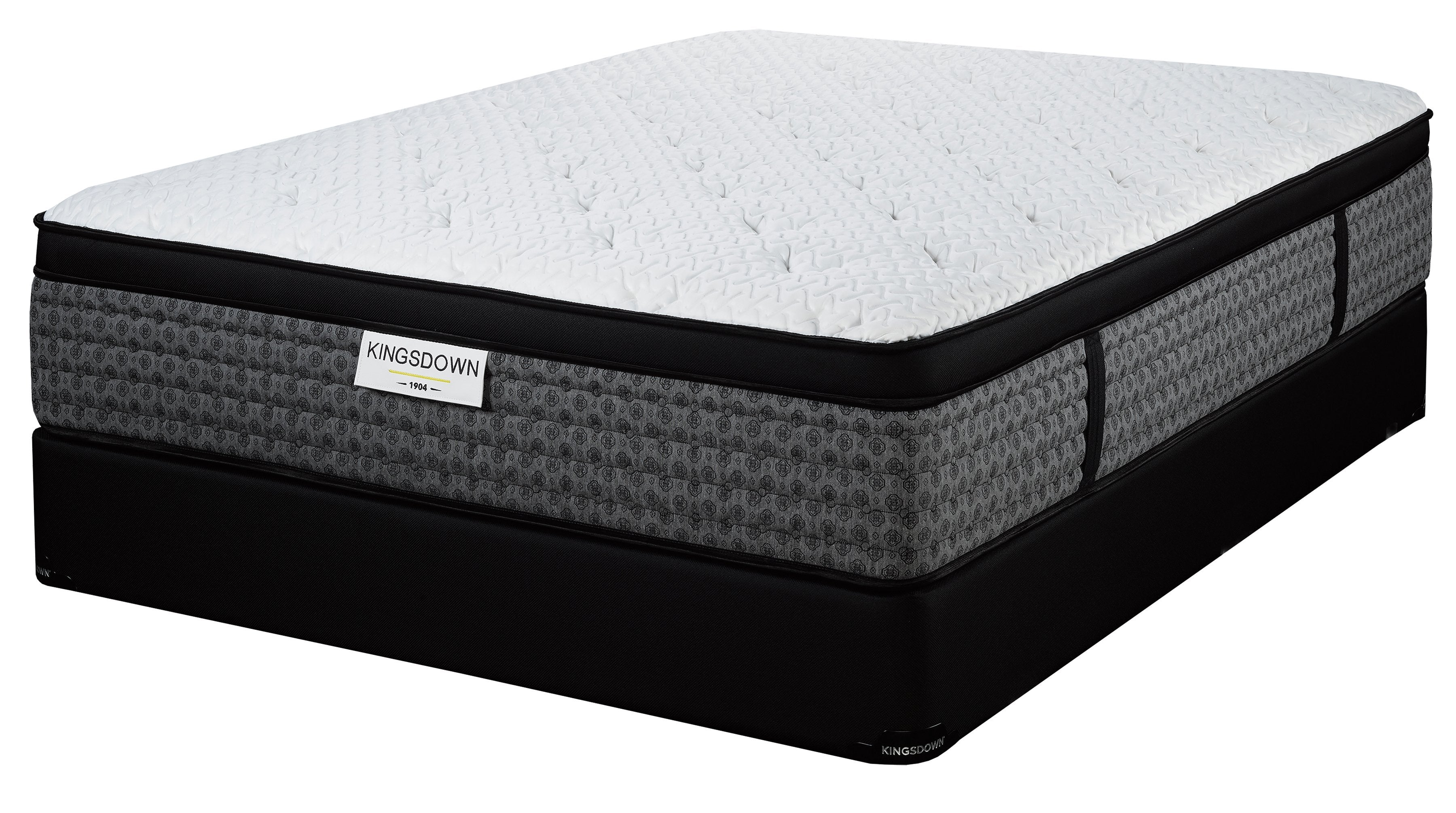 Kingsdown Issac Plush Queen Mattress and Boxspring Set
