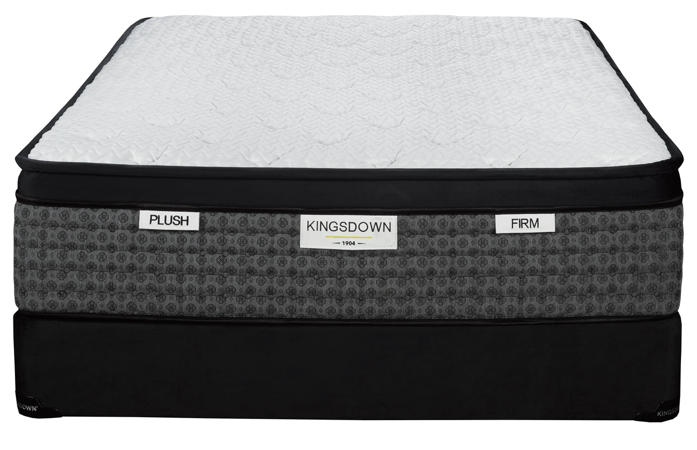 Kingsdown Liberty Plush Twin Mattress and Boxspring Set