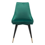 Travis Dining Chair - Green Velvet - Set of 2