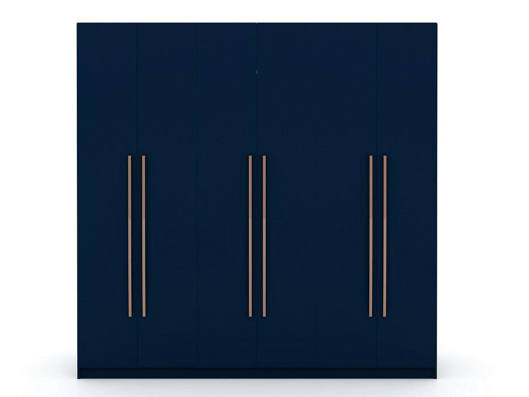 Radfeld Ample Storage Wardrobe - Midnight Blue