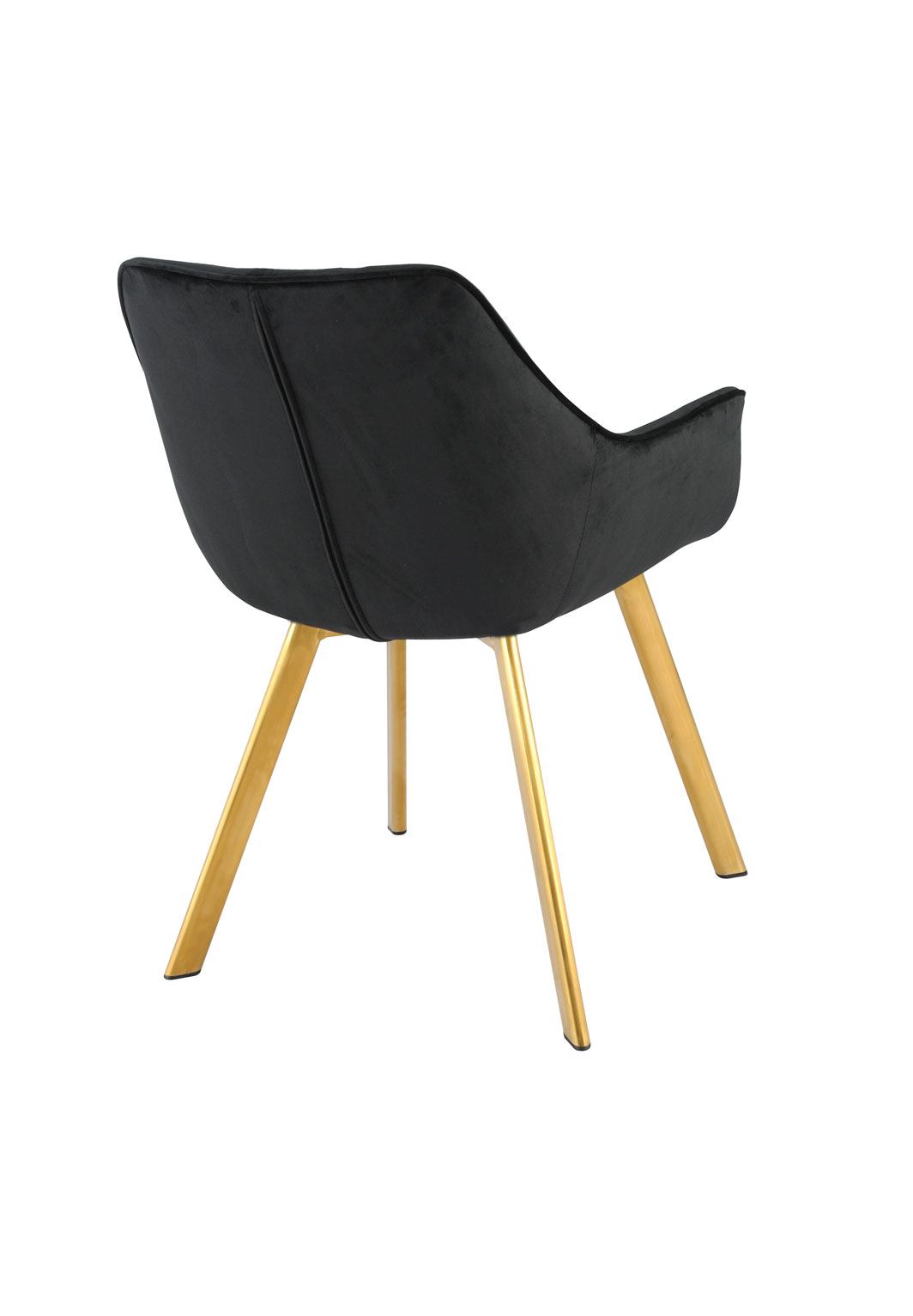 Ayami Dining Arm Chair - Black, Gold