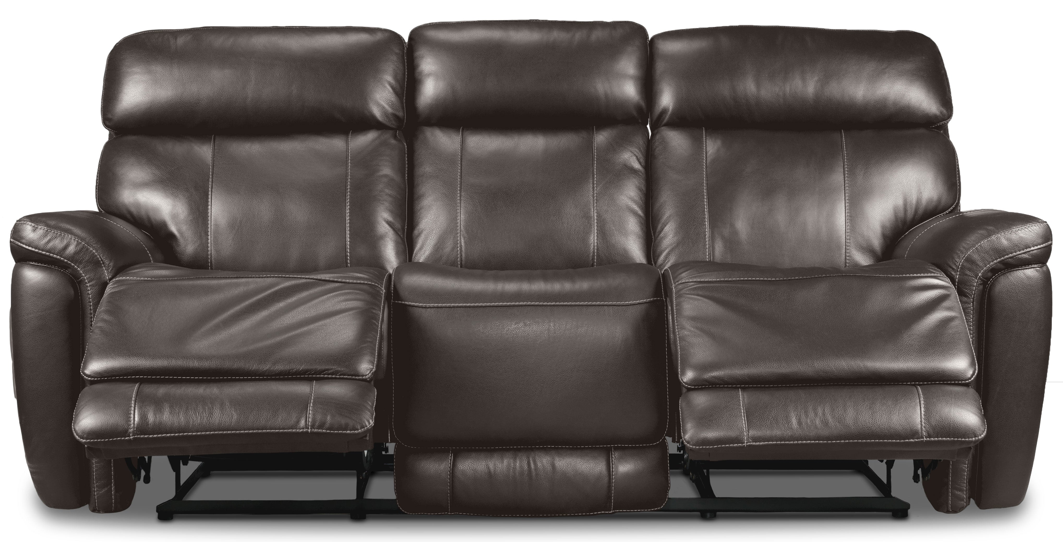 Stallion Dual Power Reclining Sofa - Dark Grey