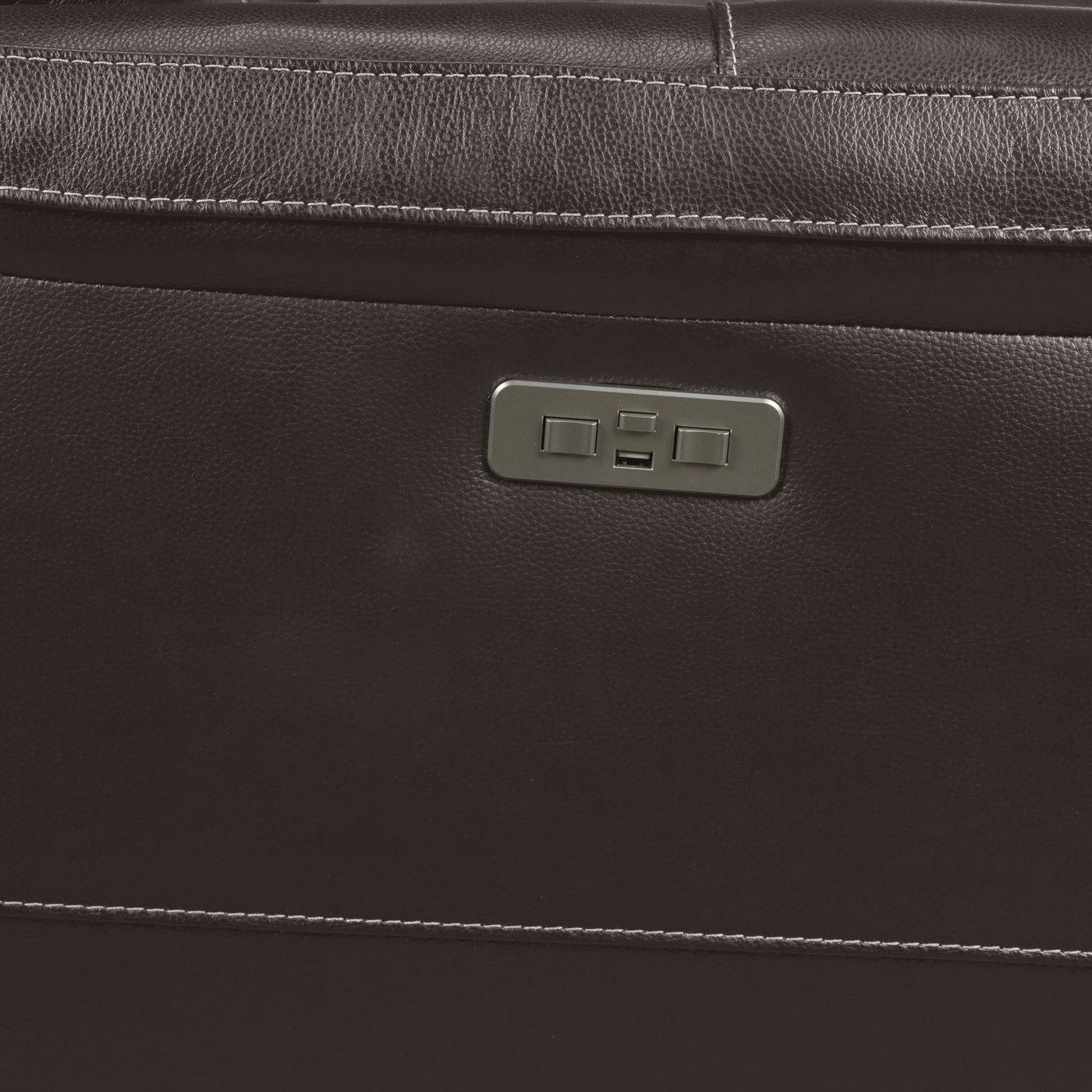 Stallion Dual Power Reclining Sofa - Dark Grey