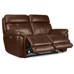 Stallion Dual Power Reclining Loveseat - Chestnut