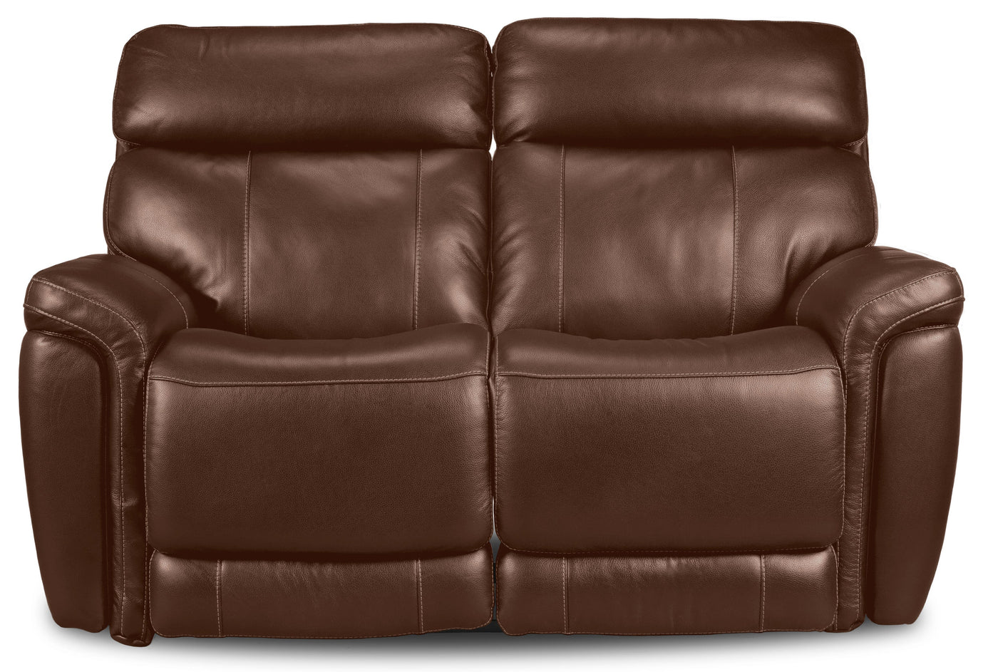 Stallion Dual Power Reclining Loveseat - Chestnut