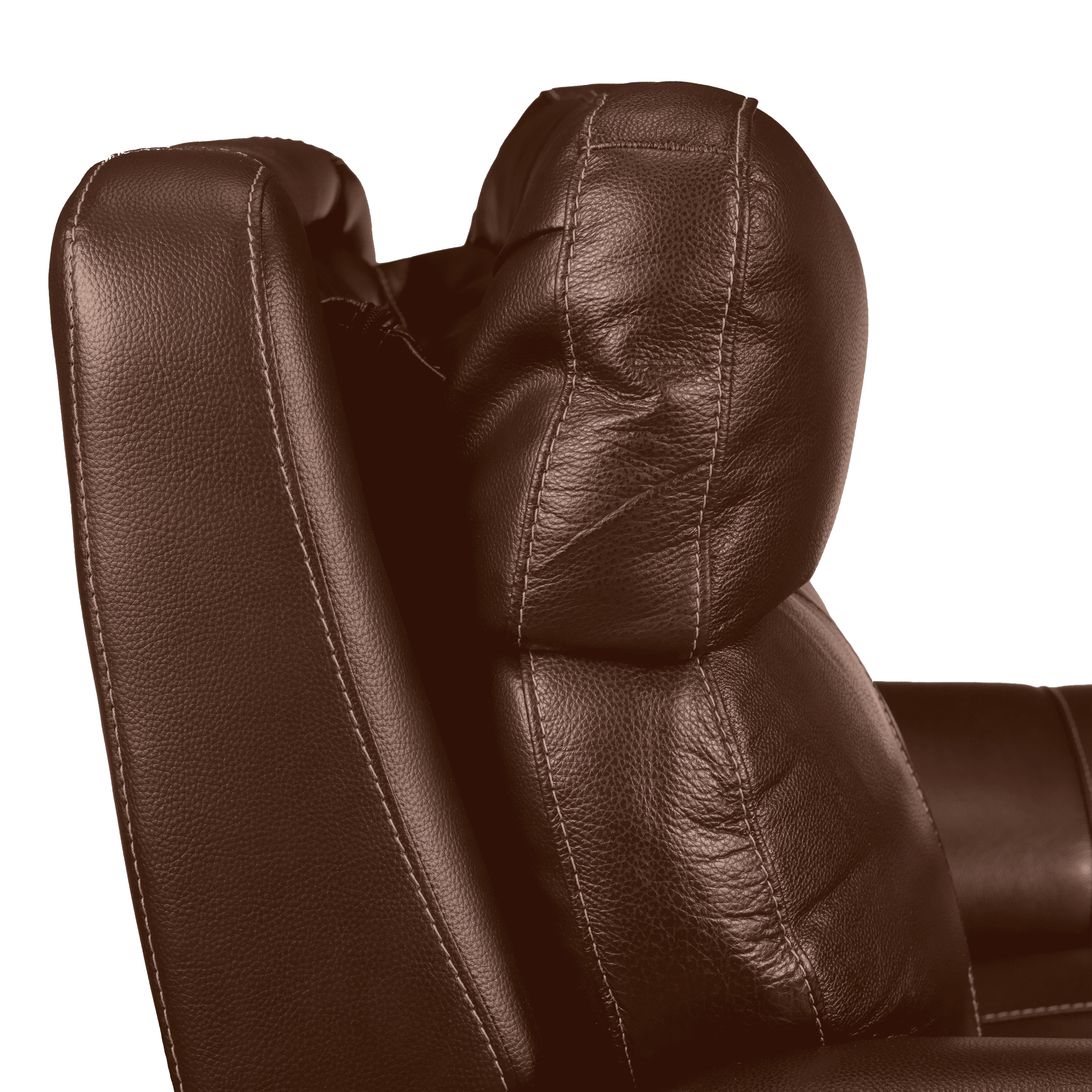 Stallion Dual Power Recliner - Chestnut
