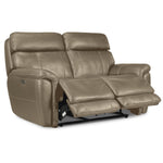 Stallion Dual Power Reclining Loveseat - Pebble