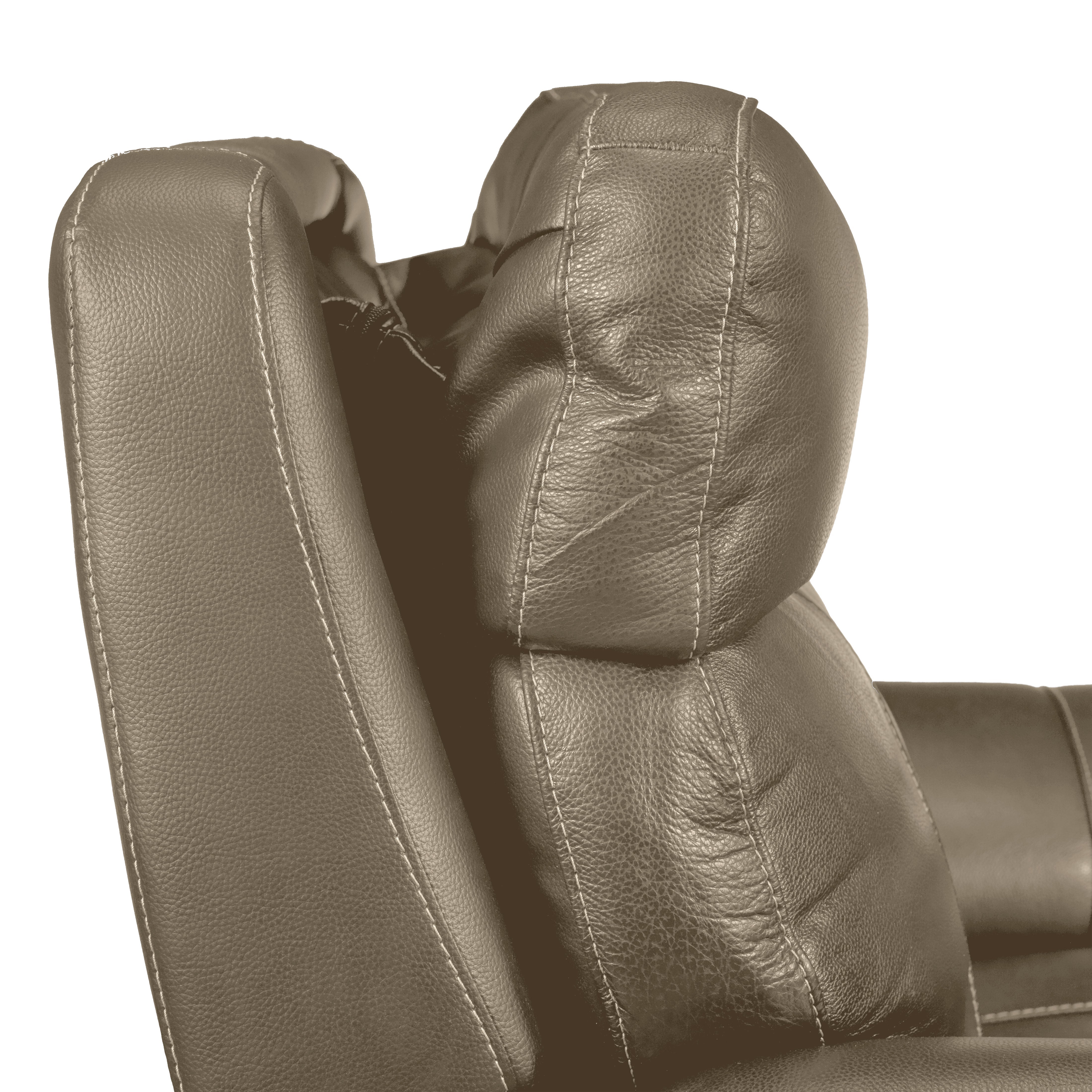 Stallion Dual Power Reclining Sofa - Pebble