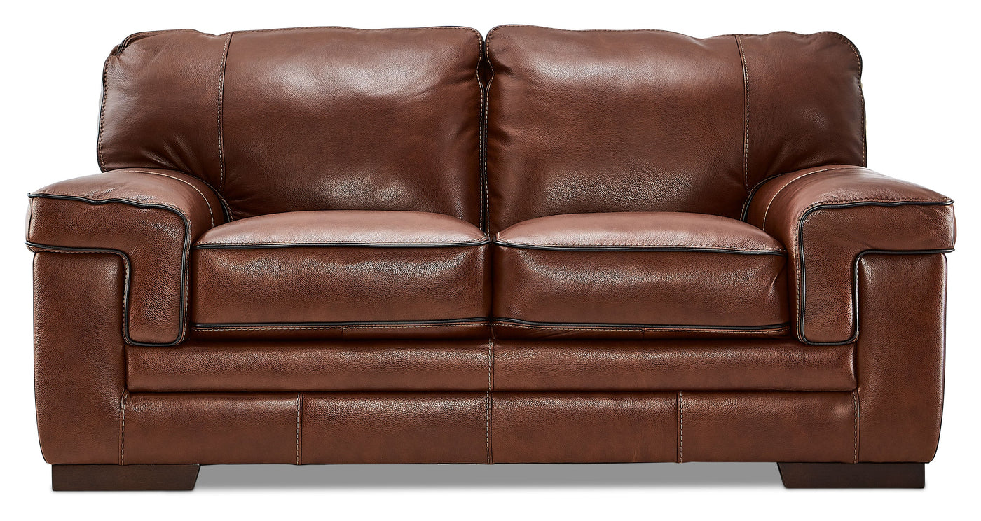 Stampede Loveseat - Cognac