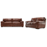 Stampede 2 Pc. Living Room Package w/ Loveseat - Cognac