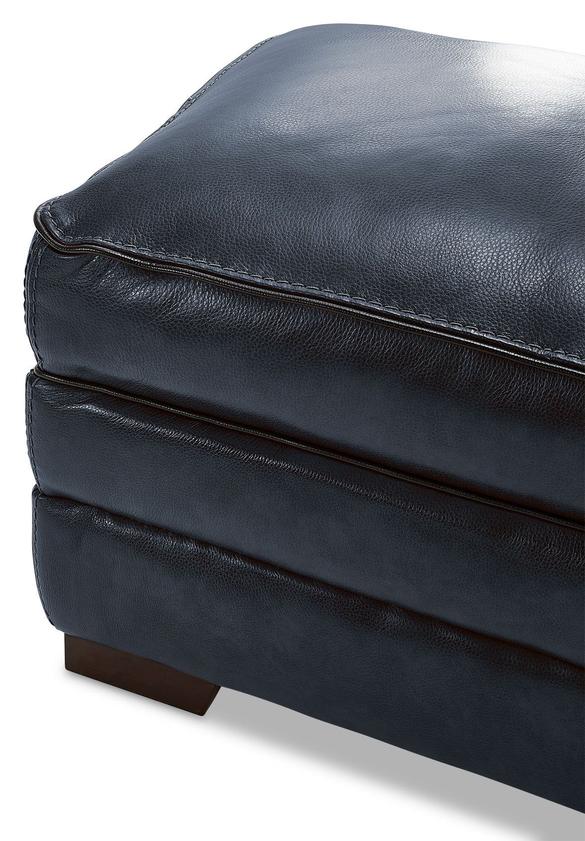 Stampede Ottoman - Cobalt