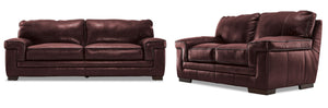 Stampede 2 Pc. Living Room Package w/ Loveseat - Salsa