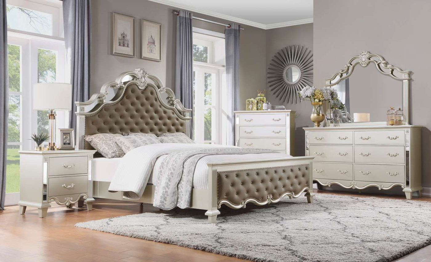 Ever 6 Drawer Dresser - Champagne