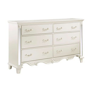 Ever 6 Drawer Dresser - Champagne