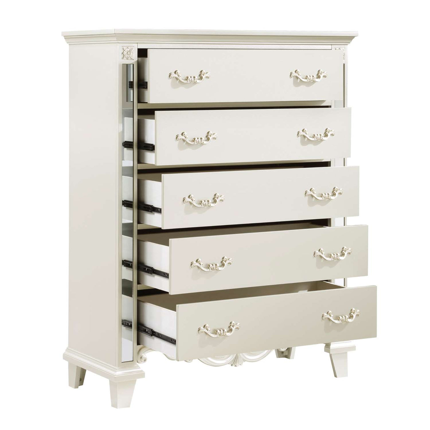 Ever 5 Drawer Chest - Champagne