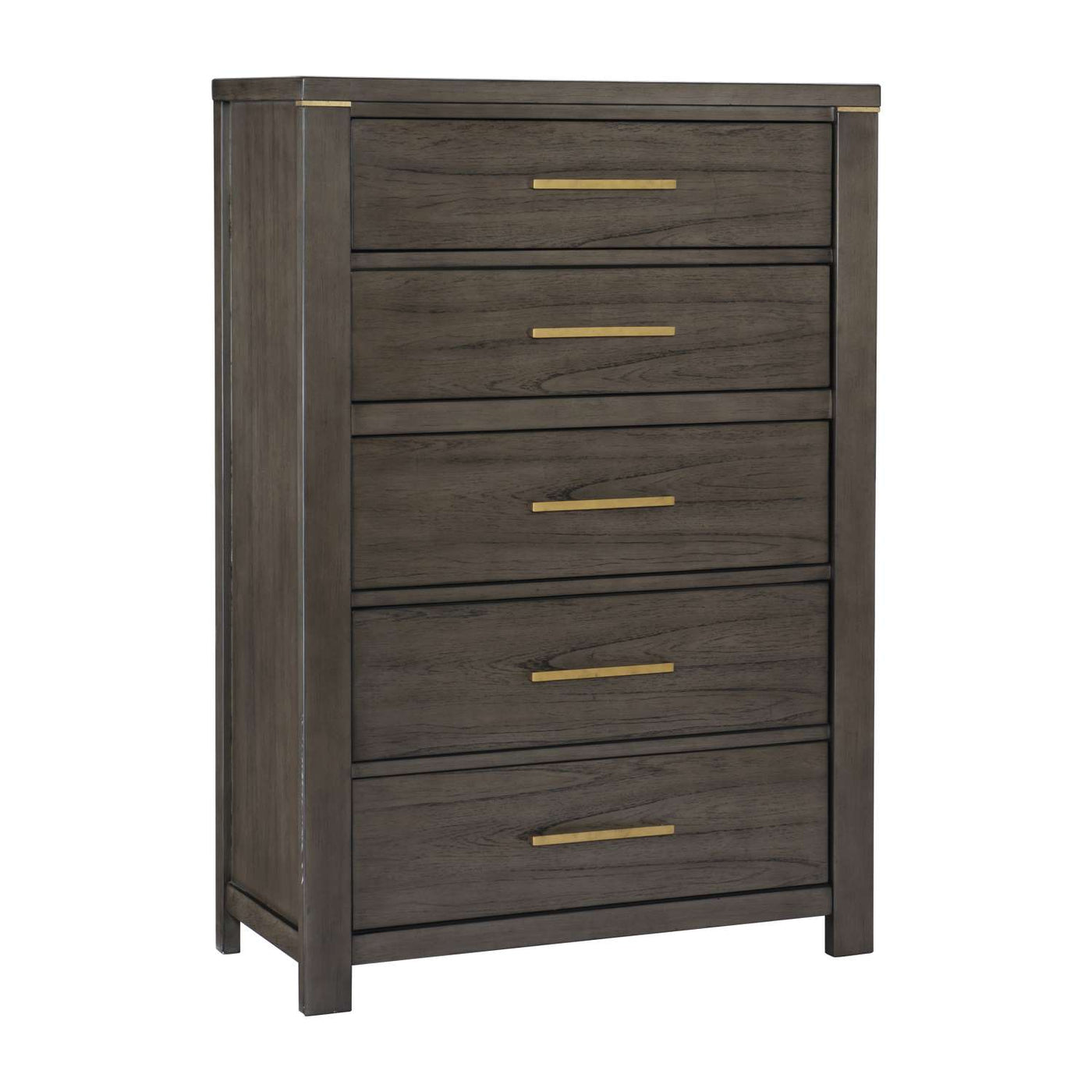 Amara 5 Drawer Chest - Greyish Brown