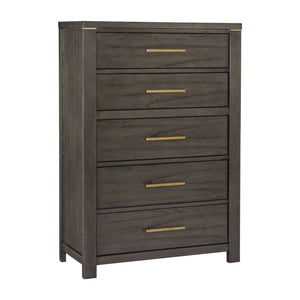 Amara 5 Drawer Chest - Greyish Brown