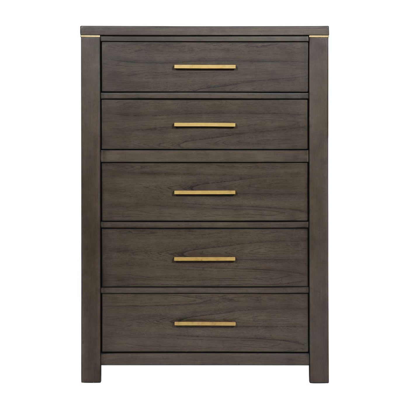 Amara 5 Drawer Chest - Greyish Brown